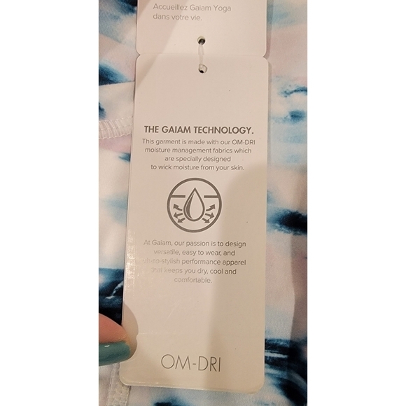 NWT Gaiam OM Fit Leggings size xsmall - Picture 9 of 10